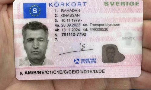 buy Swedish driving license | No driving test