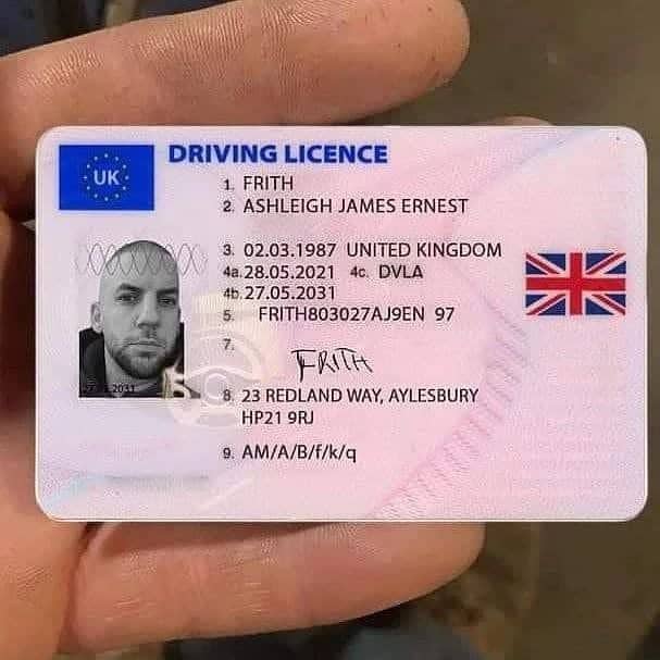 Driving Licence UK 1 | fake document generator online