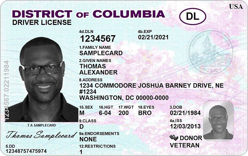 district columbia drivers license | fake document generator online